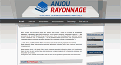 Desktop Screenshot of anjou-rayonnage.fr
