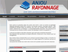 Tablet Screenshot of anjou-rayonnage.fr